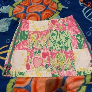Lily Pulitzer Colorful Patchwork Skirt